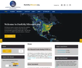 Darkskymissouri.org(Protecting the dark skies of Missouri from light pollution) Screenshot