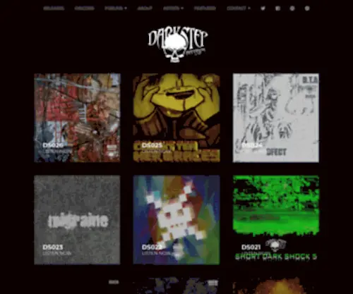 Darkstep.org(Darkstep Records DARKSTEP) Screenshot