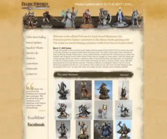 Darkswordminiatures.com(Dark Sword Miniatures) Screenshot