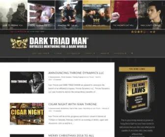 Darktriadman.com(DARK TRIAD MAN®) Screenshot