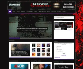 Darkveins.com(Portale horror) Screenshot