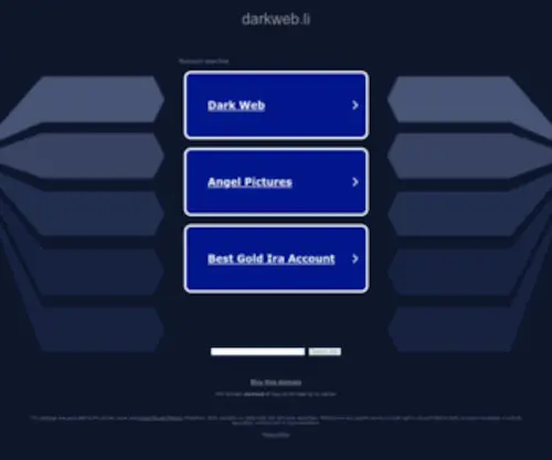 Darkweb.li(Dit domein kan te koop zijn) Screenshot