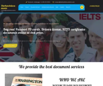 Darkwebdocuments.com(Buy drivers license) Screenshot
