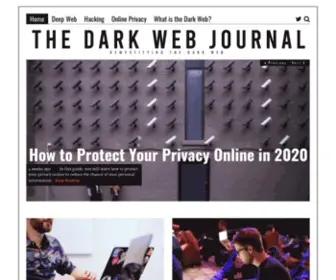 Darkwebjournal.com(The Dark Web Journal) Screenshot