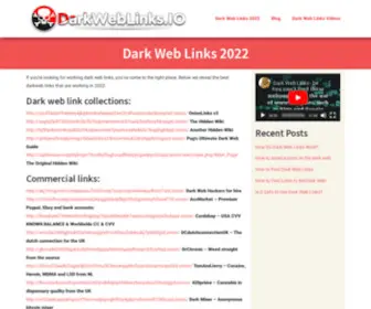 Darkweblinks.io(Dark Web Links) Screenshot