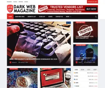 Darkwebmagazine.com(Dark Web Sites) Screenshot