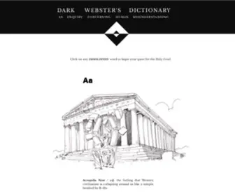 Darkwebstersdictionary.com(FCoCF) Screenshot