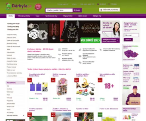 Darkyla.cz(Dárkyla.cz) Screenshot