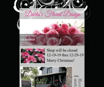 Darlasfloral.com(Darla's Floral Design in Ravenna OH) Screenshot