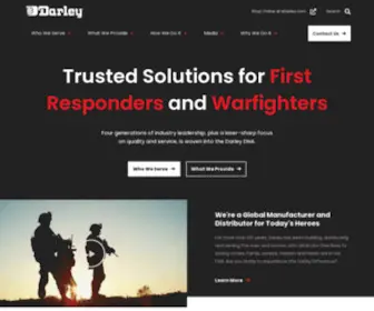 Darley.com(Global Manufacturer & Distributor for Today's Heroes) Screenshot