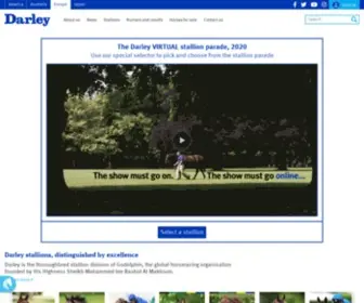 Darleyeurope.com(Global thoroughbred breeding and racehorse stud) Screenshot