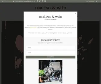 Darlingandwild.co.uk(Wedding Flowers in Nottingham) Screenshot