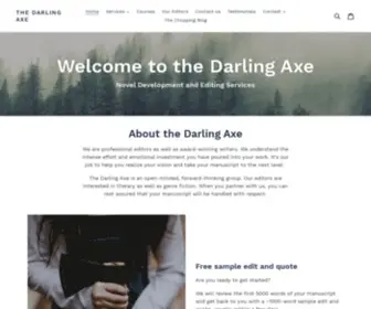 Darlingaxe.com(Novel Development and Editing Services) Screenshot