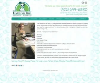 Darlingdogallen.com(The Darling Dog Pet Salon) Screenshot