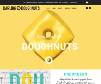 Darlingdoughnuts.com(DARLING DOUGHNUTS) Screenshot