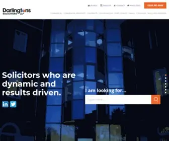 Darlingtons.com(Solicitors London) Screenshot