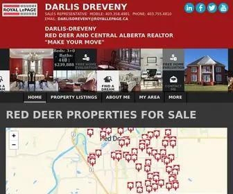 Darlisdreveny.com Screenshot