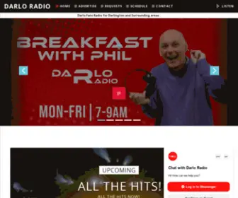 Darloradio.com(Darlo Radio Fans of Darlington Love Their Local Radio Station) Screenshot