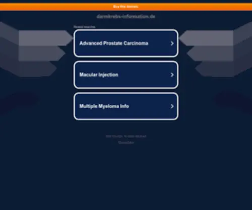 Darmkrebs-Information.de(Krebs) Screenshot