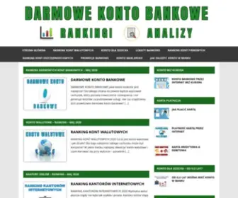 Darmowekontobankowe.org(Strona) Screenshot