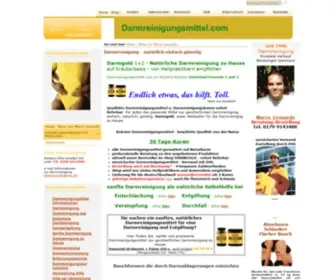 Darmreinigungsmittel.com(Darmreinigung zu Hause) Screenshot