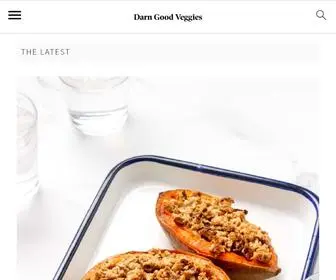 Darngoodveggies.com(A food blog on a mission) Screenshot