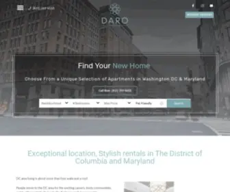Daroapartments.com(Beautiful And Classic Apartments In Washington DC) Screenshot