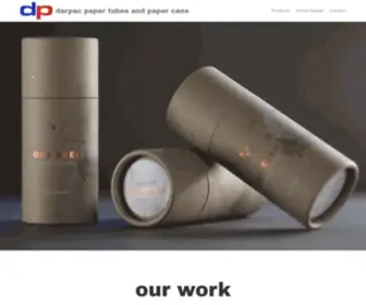 Darpac.com.au(Cardboard tube cylindrical packaging par excellence) Screenshot