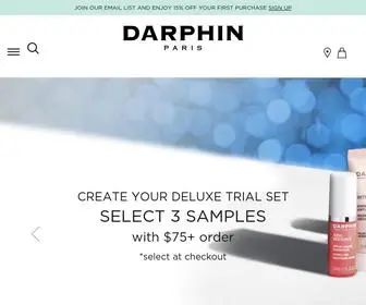 Darphin.com(Darphin Paris) Screenshot