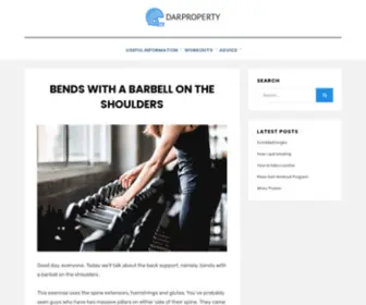 Darproperty.co.tz(The world of workouts) Screenshot