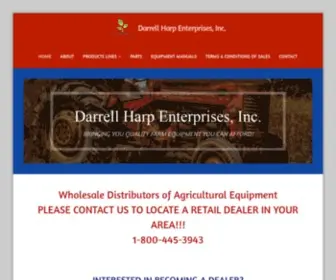 Darrellharp.com(Darrell Harp Enterprises) Screenshot