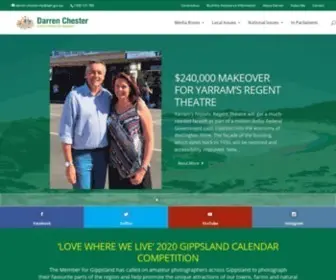 Darrenchester.com.au(Member for Gippsland) Screenshot