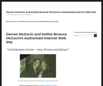 DarrenmcGavin.net(Darren and Kathie) Screenshot