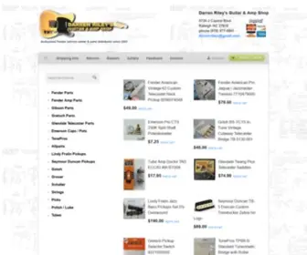 Darrenriley.com(Darren Riley's Guitar & Amp Shop) Screenshot
