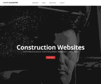 Darrenslaughter.com(Construction Websites) Screenshot