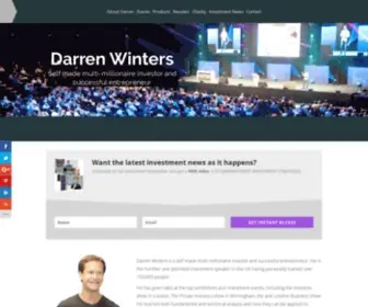 Darrenwinters.com(Darren Winters owns The Wealth Training Company) Screenshot