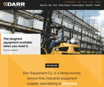 Darrequipment.com(Warehouse, Forklifts, Service & Rentals in TX & Oklahoma) Screenshot