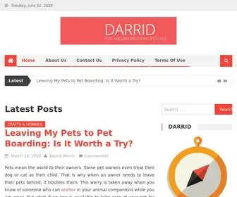 Darrid.com(Fun and Recreation Lifestyle) Screenshot