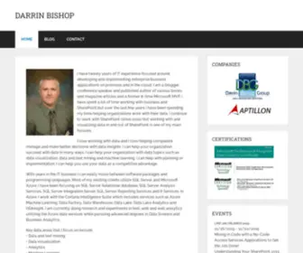 Darrinbishop.com(SharePoint and Data Science) Screenshot