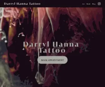 Darrylhanna.com(Darryl Hanna Tattoo) Screenshot