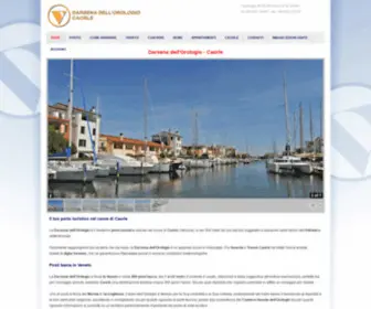 Darsenaorologio.com(Un ormeggio sicuro nel centro storico di Caorle Darsena Orologio) Screenshot