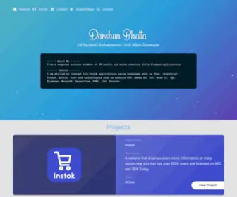 Darshanbhatta.com(Darshan Bhatta) Screenshot