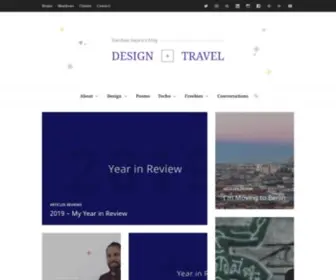 Darshangajara.com(Personal stories and insights on Design and Travel) Screenshot