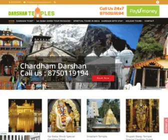 Darshantemples.com(Darshan Temple) Screenshot