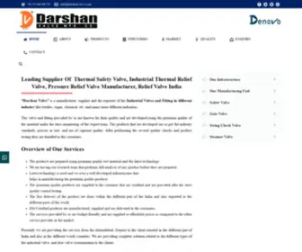 Darshanvalve.com(Safety Valve) Screenshot