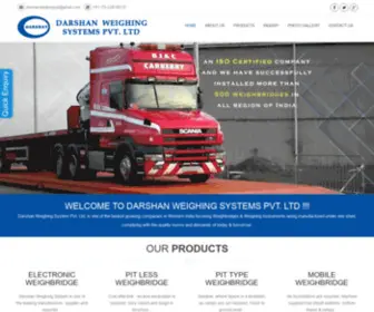 Darshanweighing.com(Electronic weighbridge) Screenshot