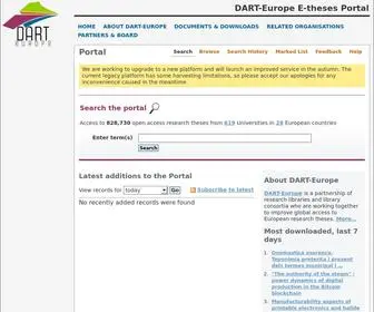 Dart-Europe.eu(Dart Europe) Screenshot