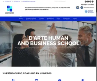 Darteformacion.es(Curso Coaching Madrid) Screenshot