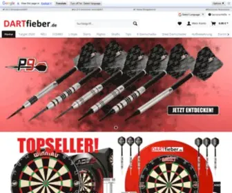 Dartfieber.de(Dartshop Dartsport) Screenshot