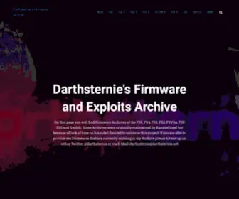 Darthsternie.net(Darthsternie's Firmware Archive) Screenshot